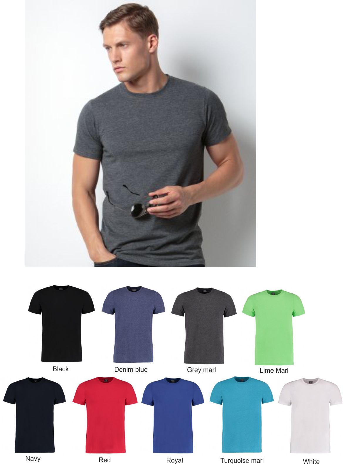 Kustom Kit KK504 Superwash 60 degrees Tee Shirt  Kustom Kit KK504 Superwash 60 degrees Tee Shirt